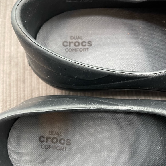 Crocs Black Neria Pro Dual Comfort Size 10 Women - Picture 4 of 8